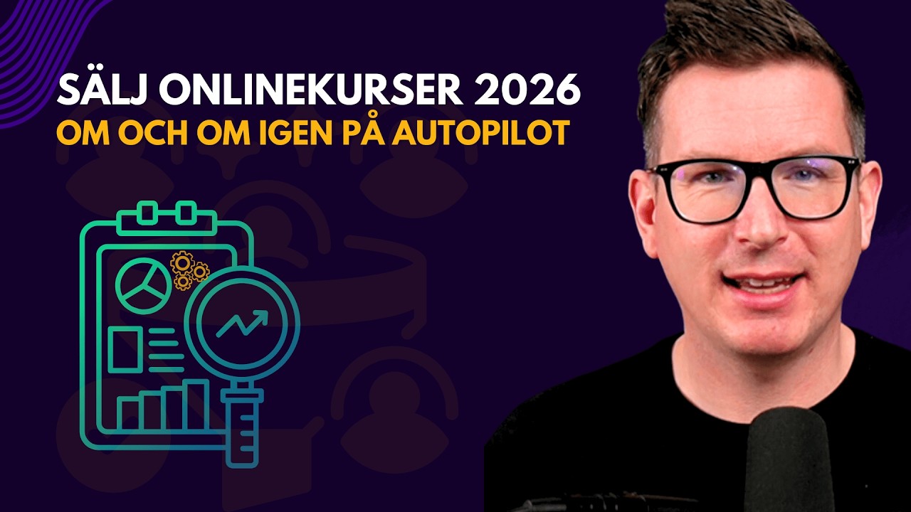 Att sälja onlinekurser om och om igen med digital marknadsföring på autopilot