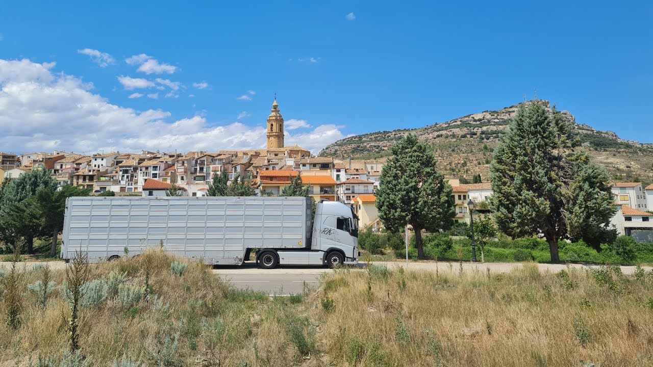 Driving in Southern Europe (Ladytrucker on tour) RK Logistiek | Volvo FH 540 Veetransport