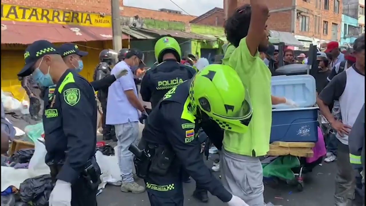 Autoridades hacen operativo en el Bronx de Medellín, centro de la ciudad
