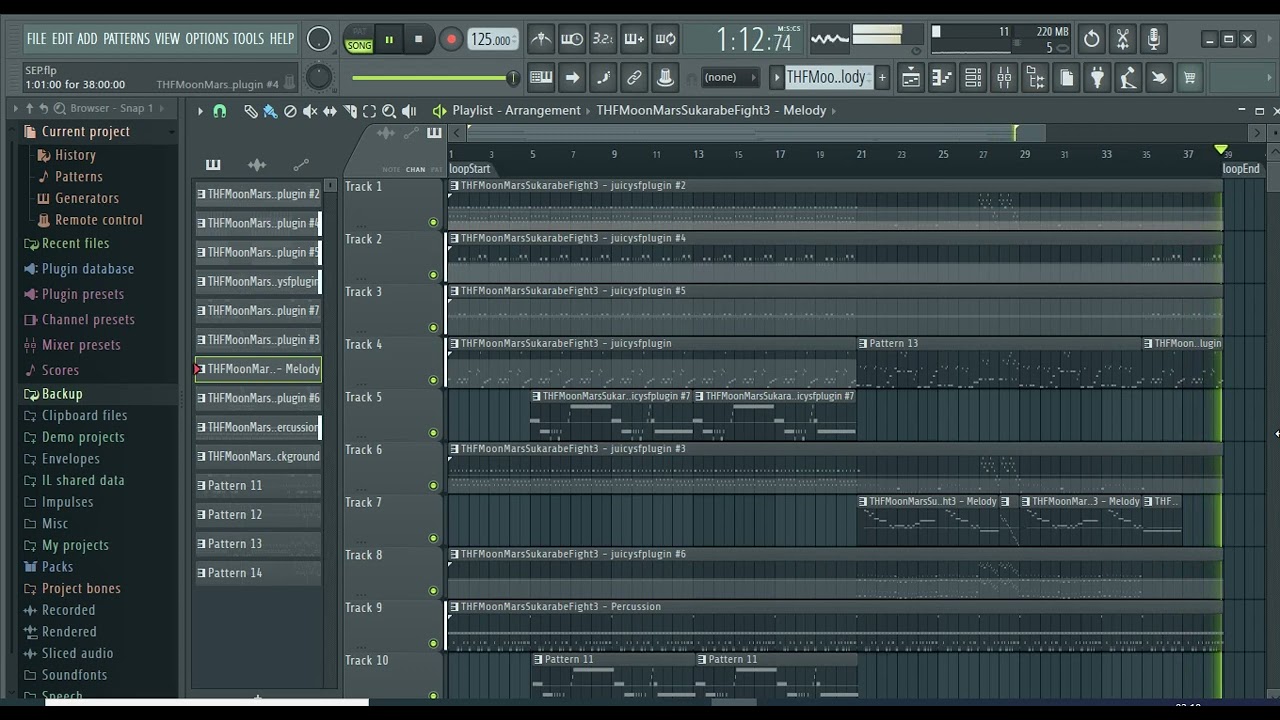 My remix made in Sega Genesis soundfont | FL Studio 20