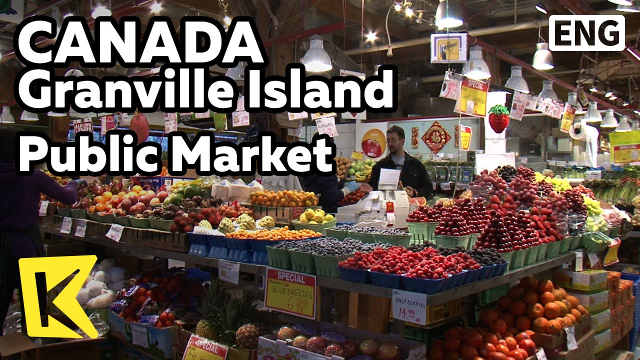 【K】Canada Travel-Granville Island[캐나다 여행-그랜빌 아일랜드] 밴쿠버, 퍼블릭 마켓/Public Market/Crane/Bagel/Vancouver