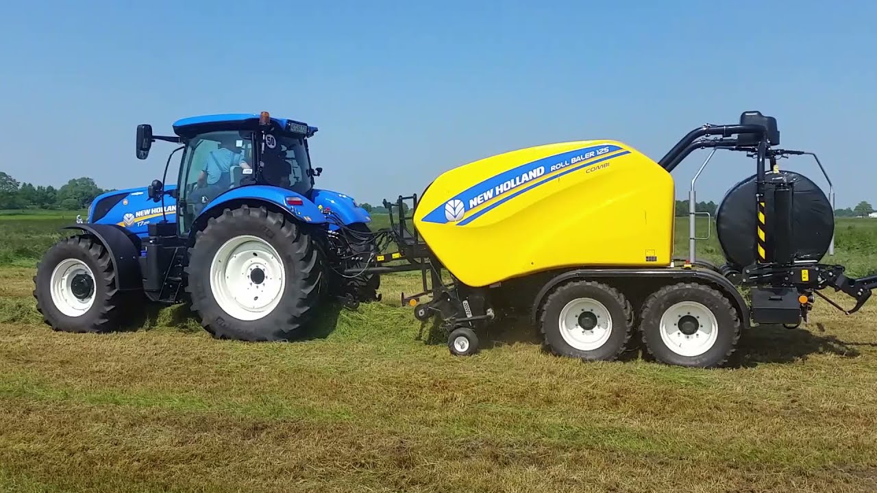 Die New Holland Rundballenpresse Roll Baler 125 Combi