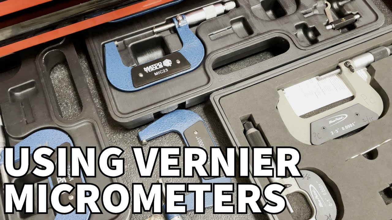 How to Use a Vernier Micrometer