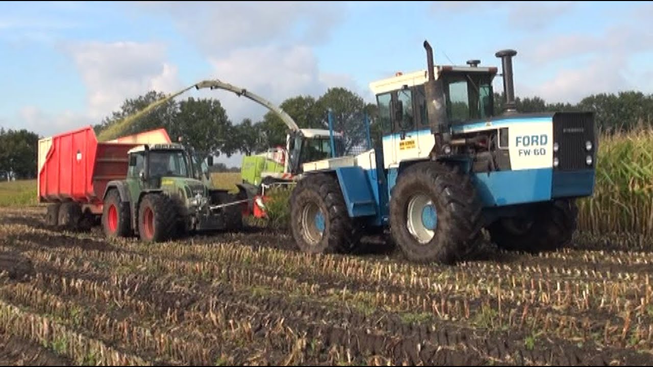 Maïs 2012 | Claas Jaguar 870 vastgereden | Fendts vastgereden | Ford FW 60 om te slepen | Aldenzee