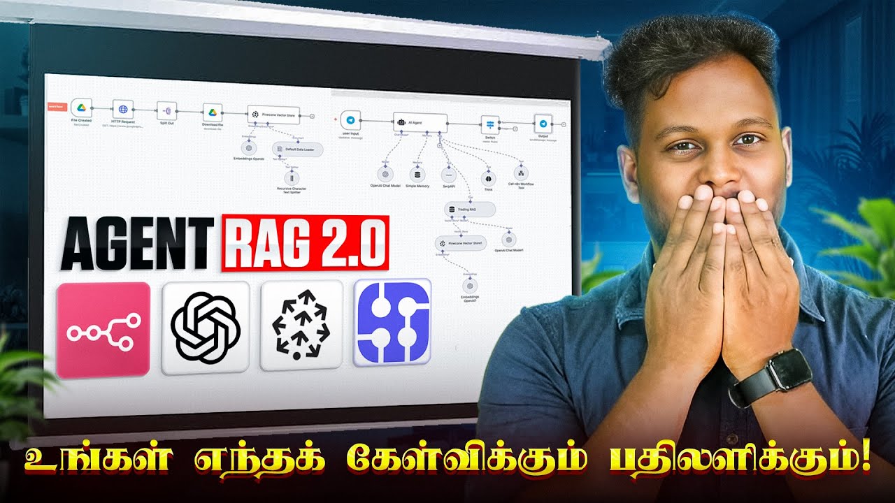 AGENT RAG 2.0 + n8n = Super Power Agent 💥 | Kandippa try pannunga! #n8n #rag #aiagent #agenticai