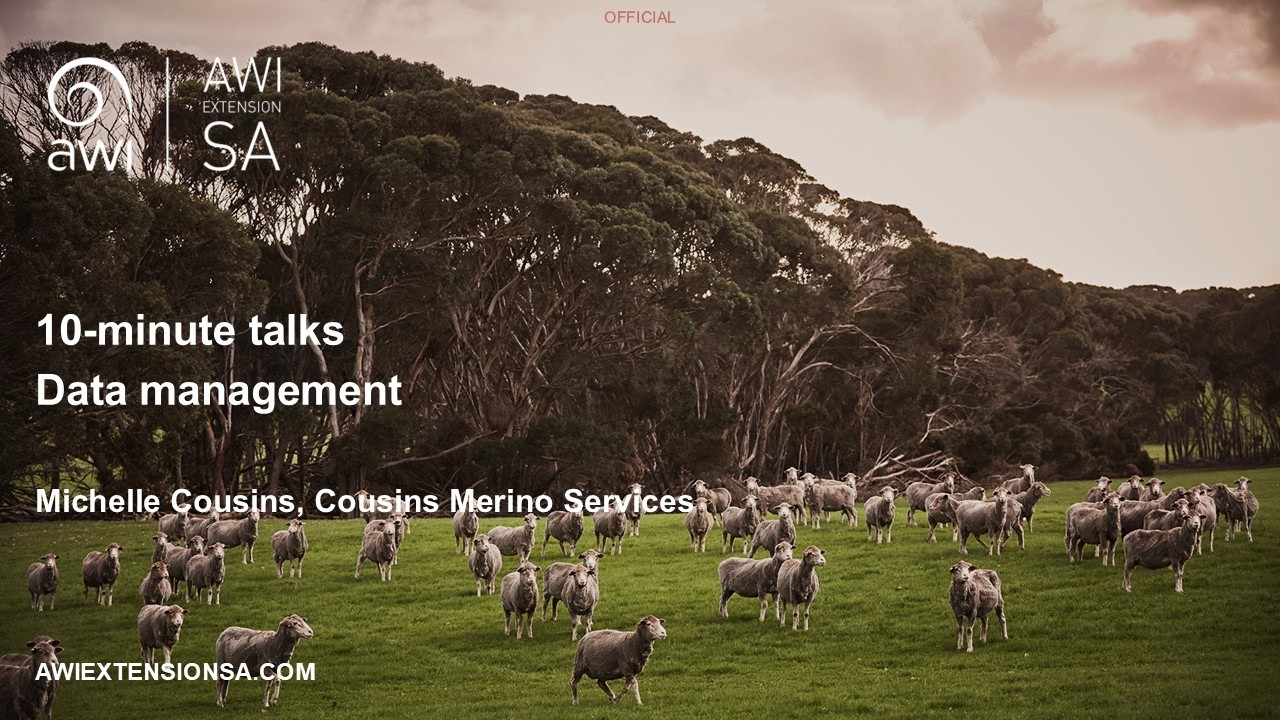 10-minute talks - Data management: an introduction
