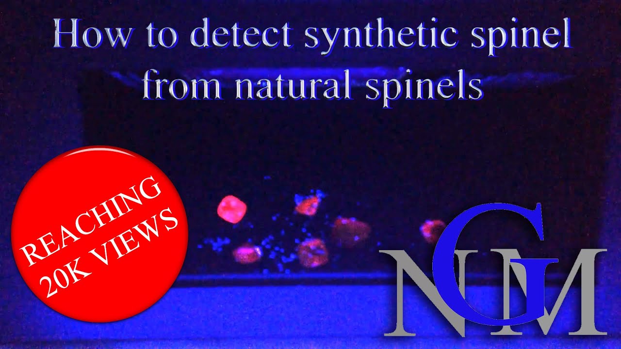 How to detect synthetic spinel from natural spinels.