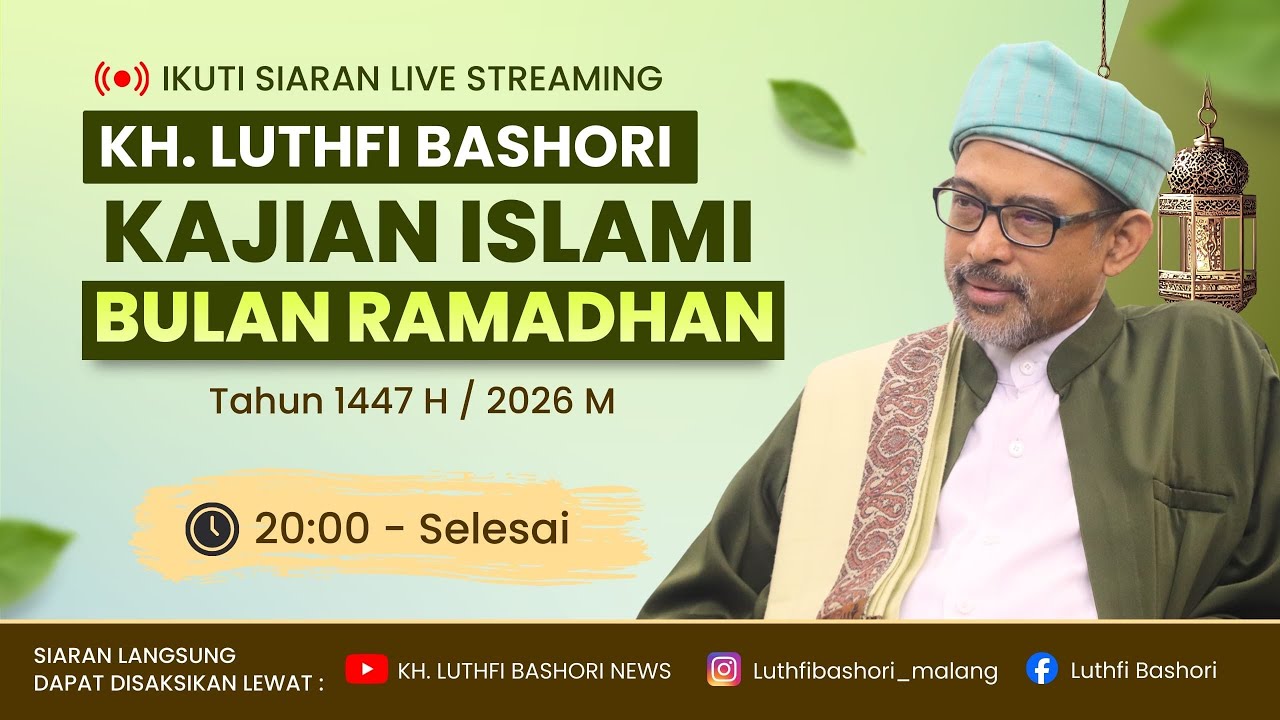 SEBAIK-BAIK ORANG ADALAH YANG BERTOBAT  (KH. Luthfi Bashori)