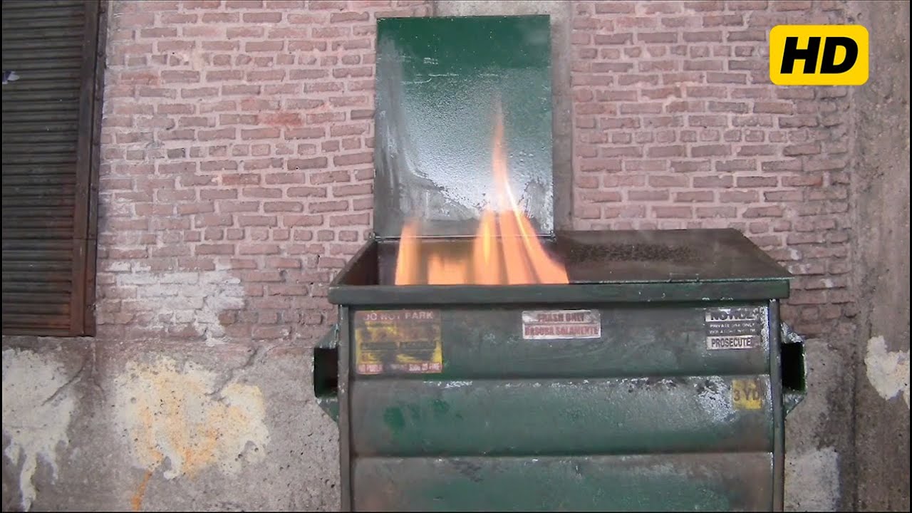 🔥Cozy Dumpster Fire, crackling fire sound, peeling paint. 10 hour HD Relaxing political catastrophe🗑