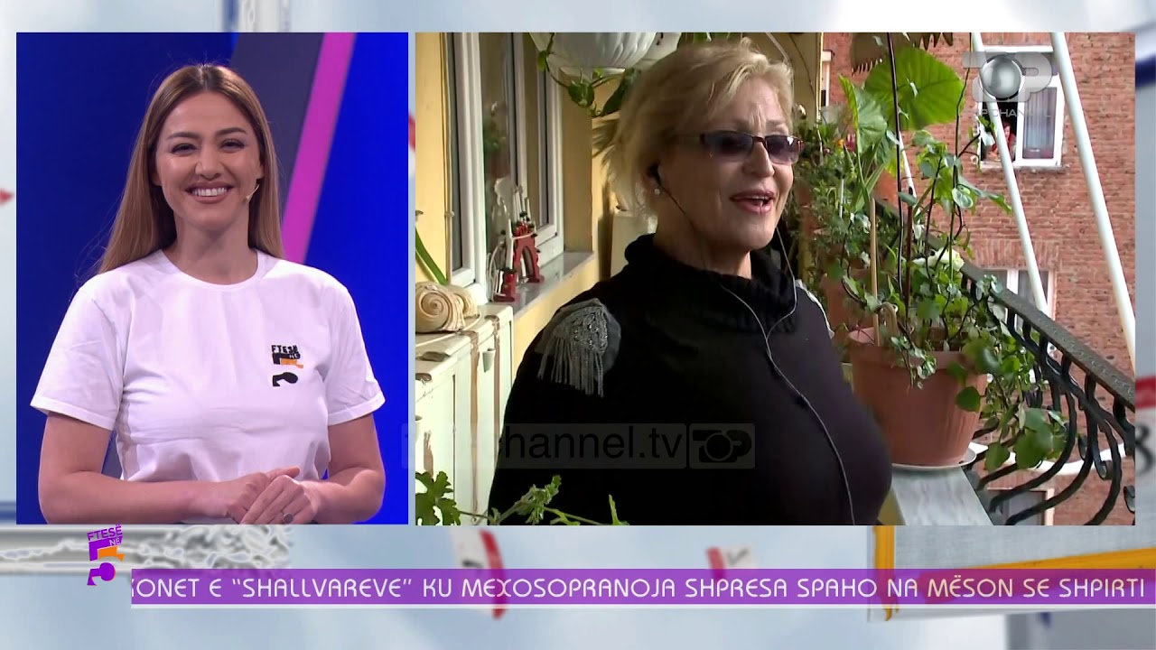 Ftesë në 5, Në ballkonet e Shallvareve këndohet me mezosopranon Shpresa Spaho, 20 Mars 2020, Pjesa 1