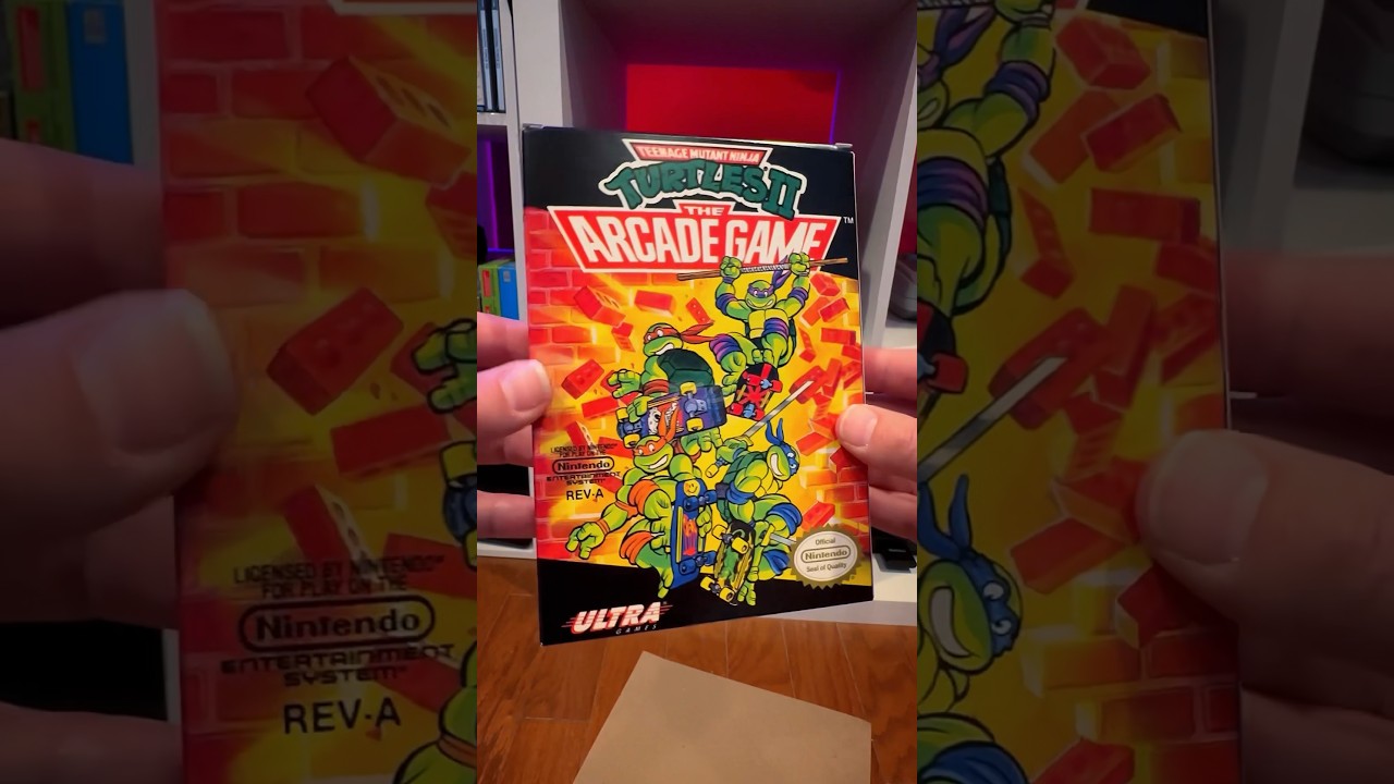 TMNT Turtles II - The Arcade Game: TCG Paper&rsquo;s Finest NES Repro Box 📦 (Link in Comments)