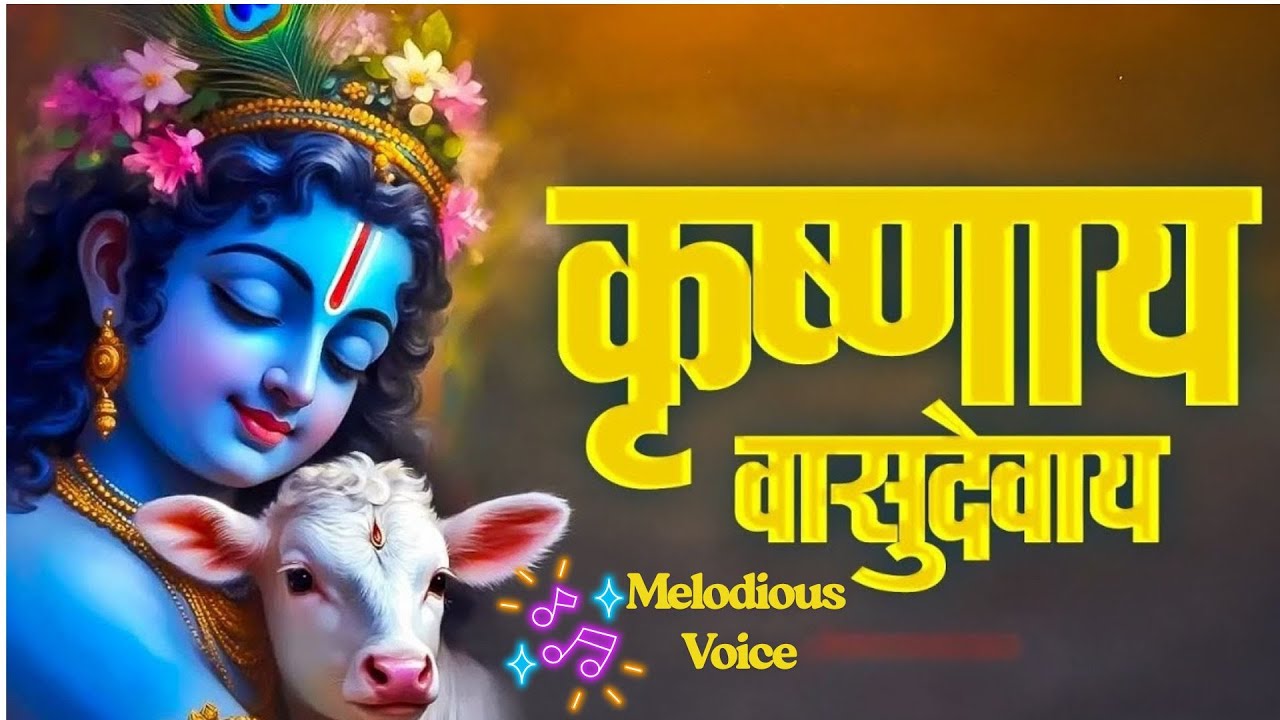 Krishna Mantra - Om Krishnaya Vasudevaya 108 Times | Bhakti Song ॐ कृष्णाय वासुदेवाय हरये परमात्मने