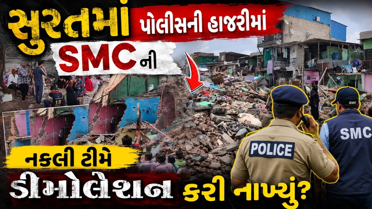 Surat માં Special 26 ફિલ્મની જેમ નકલી અધિકારીઓએ કતારગામ વિસ્તારમાં ડીમોલેશન કરી નાખ્યું? |Demolition