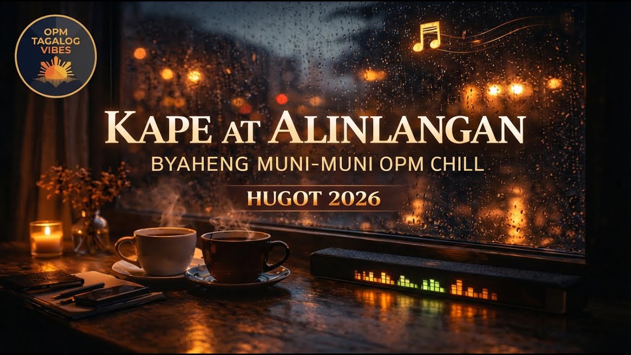 Kape At Alinlangan (Official Lyric Video) New OPM Trending 2026 🌙 BYAHENG MUNI-MUNI OPM CHILL