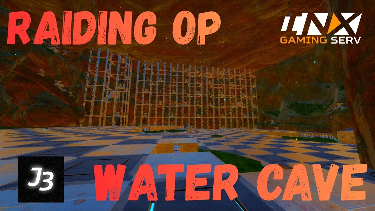 RAIDING OP Crystal Isles WATER CAVE! - INX 4man - Episode 11 - ARK PVP