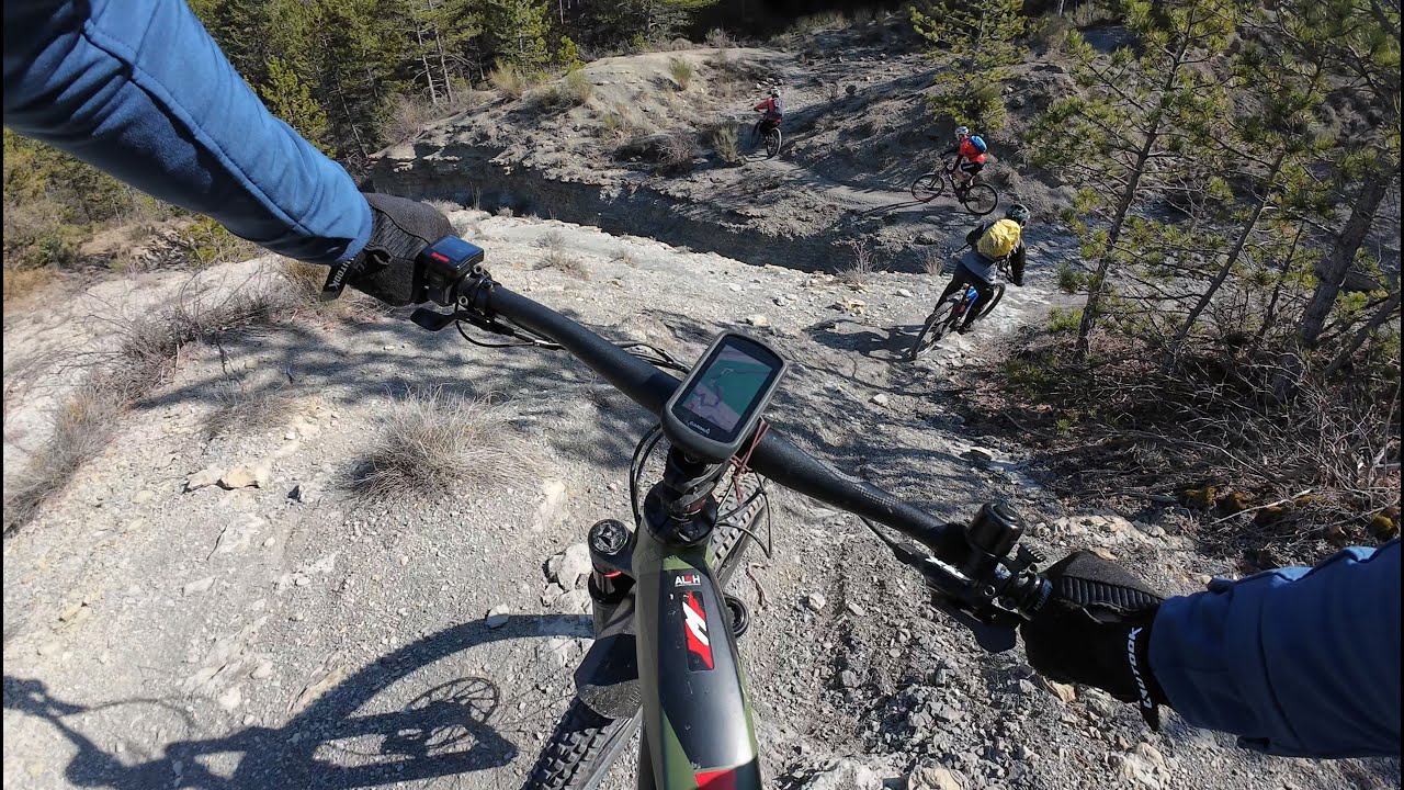 VTT à Château-Arnoux rando les Amarines n°14 (suite). 4 belles Spéciales de folie.