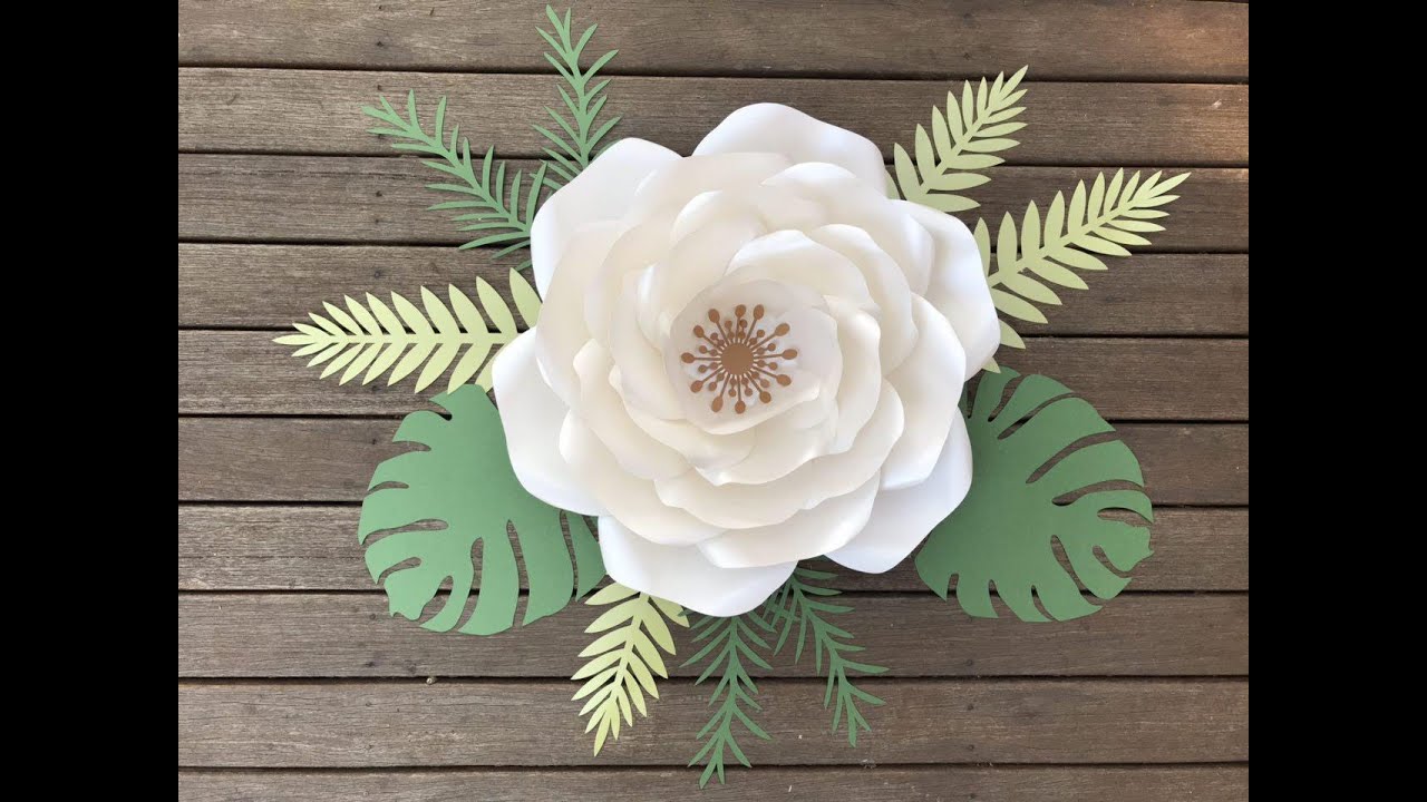 AnaVictoria paper flower video DIY tutorials by PaperProTutorials / how to make a paper flower