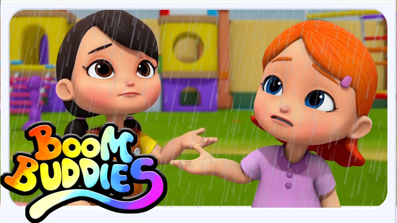 Yağmur yağmur git başımdan | Bebek şarkıları | Boom Buddies Türkçe | Okul öncesi eğitim