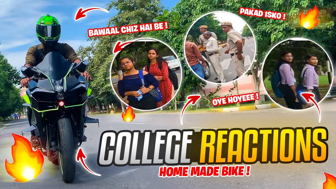 Public reaction on homemade ninja h2 in india part 2 - Kawasaki Ninja H2 making at home