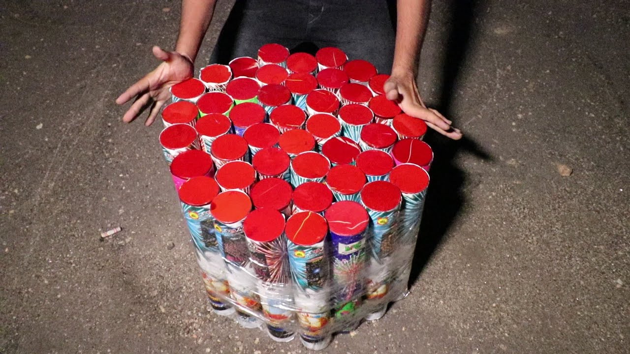 50 स्काई शॉट एक साथ चलाये तो मज़ा आ गया | 50 Skyshot At Once - Top Diwali Experiment