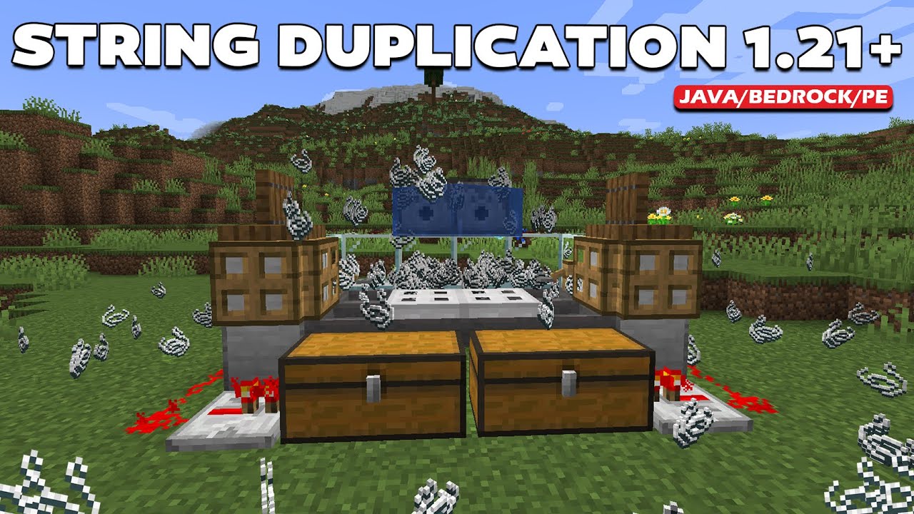 NEW String Duplication Glitch Minecraft (1.21 - 1.21.7)