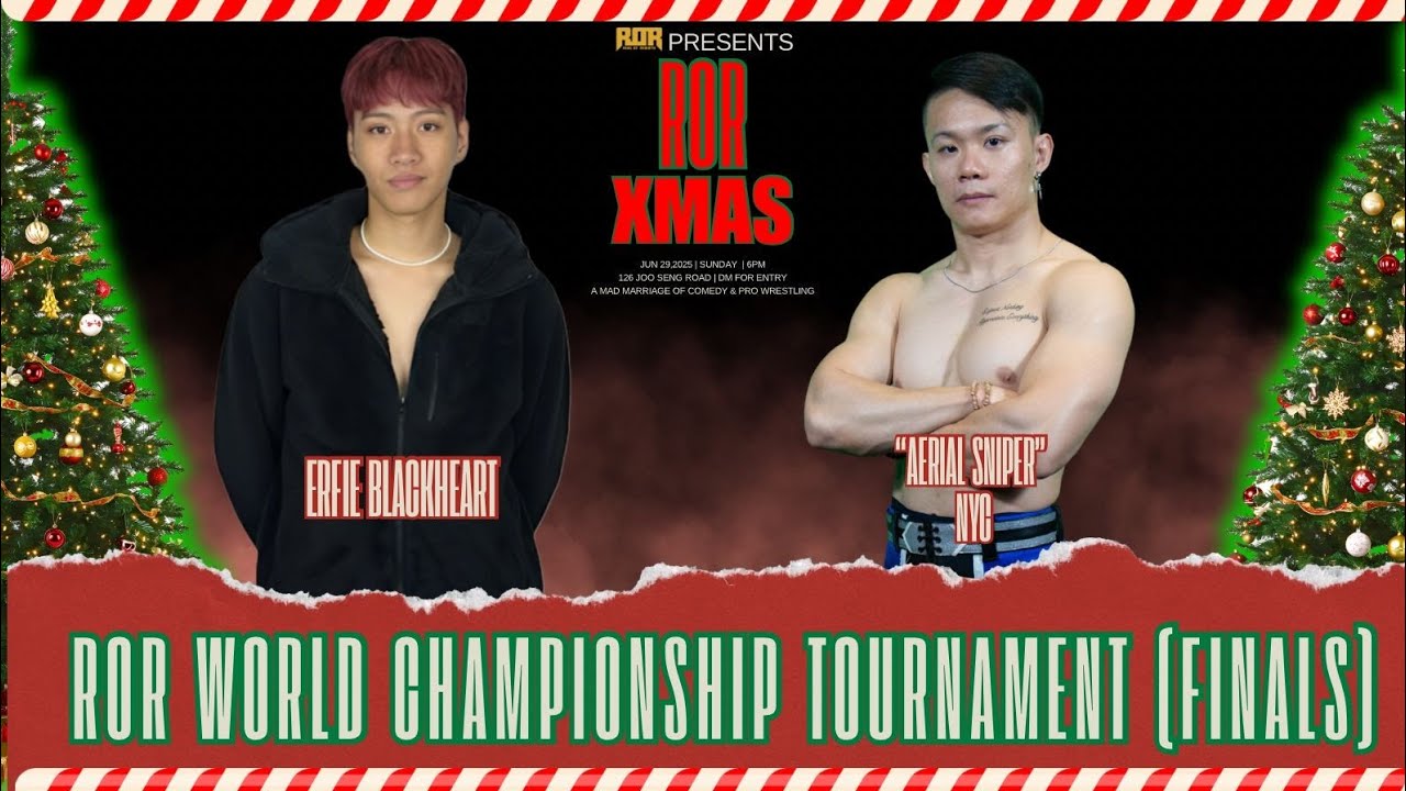 ERFIE BLACKHEART VS AERIAL SNIPER NYC | ROR WORLD CHAMPIONSHIP (FINALS) | ROR XMAS