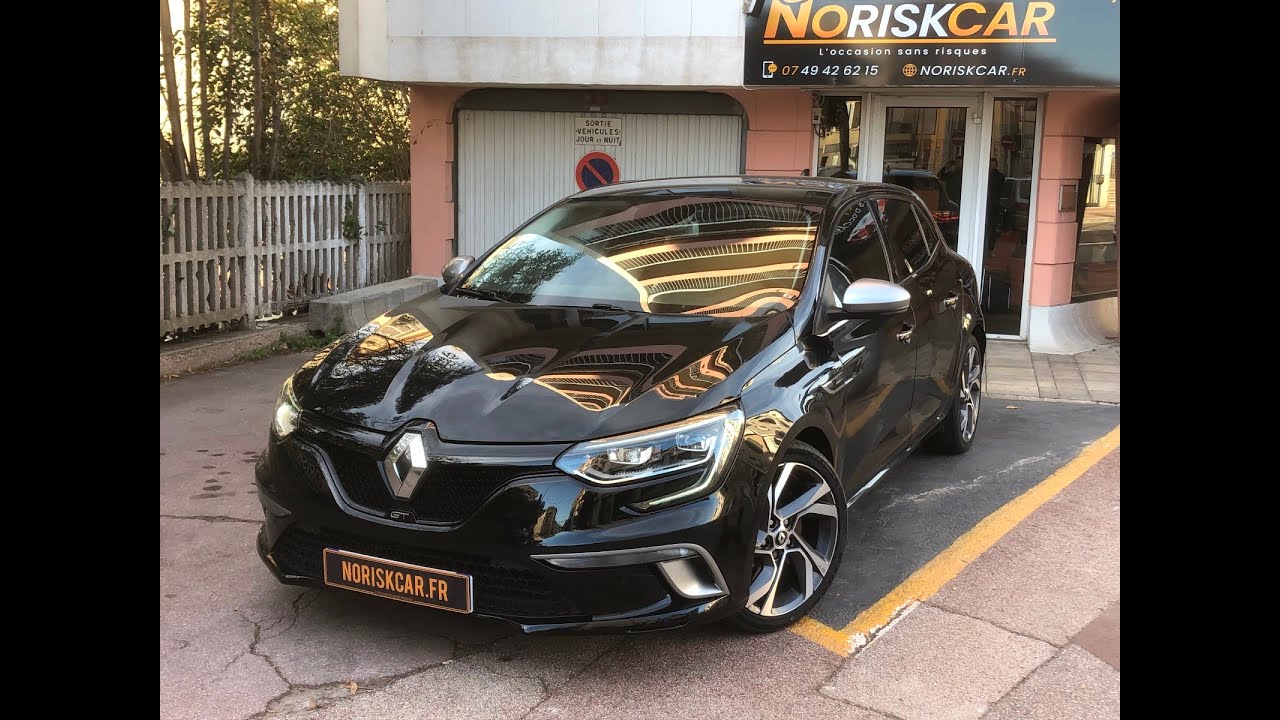 NORISKCAR.FR / RENAULT MEGANE IV BERLINE GT SPORT EDC7 4RD 205ch boite auto 2016 / 90000km