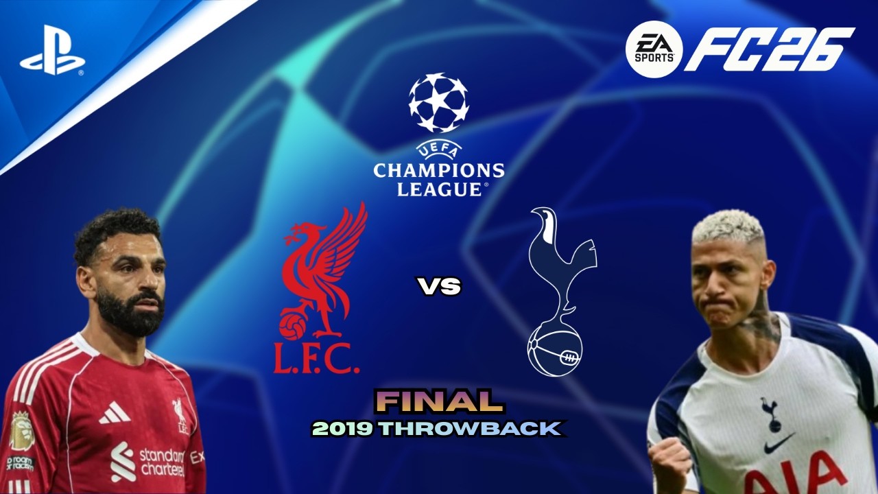 FC 26 - Liverpool vs Spurs | Champions League Final | Throwback Matchup | PS5™ Gameplay [4K60]