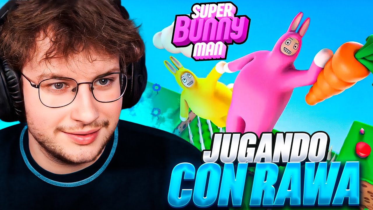 JUGAMOS AL SUPER BUNNY MAN CON RAWA