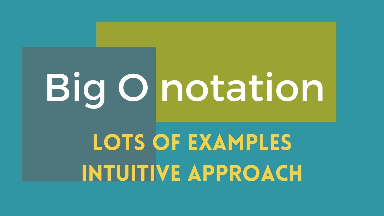 Big-O Notation in Math | EXAMPLES | INTUITIVE Approach