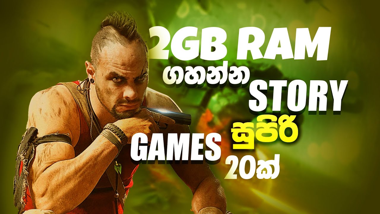Top 20 STORY Games for LOW SPEC PC 4GB RAM & 2GB RAM 512MB - VRAM -Dual Core PC's