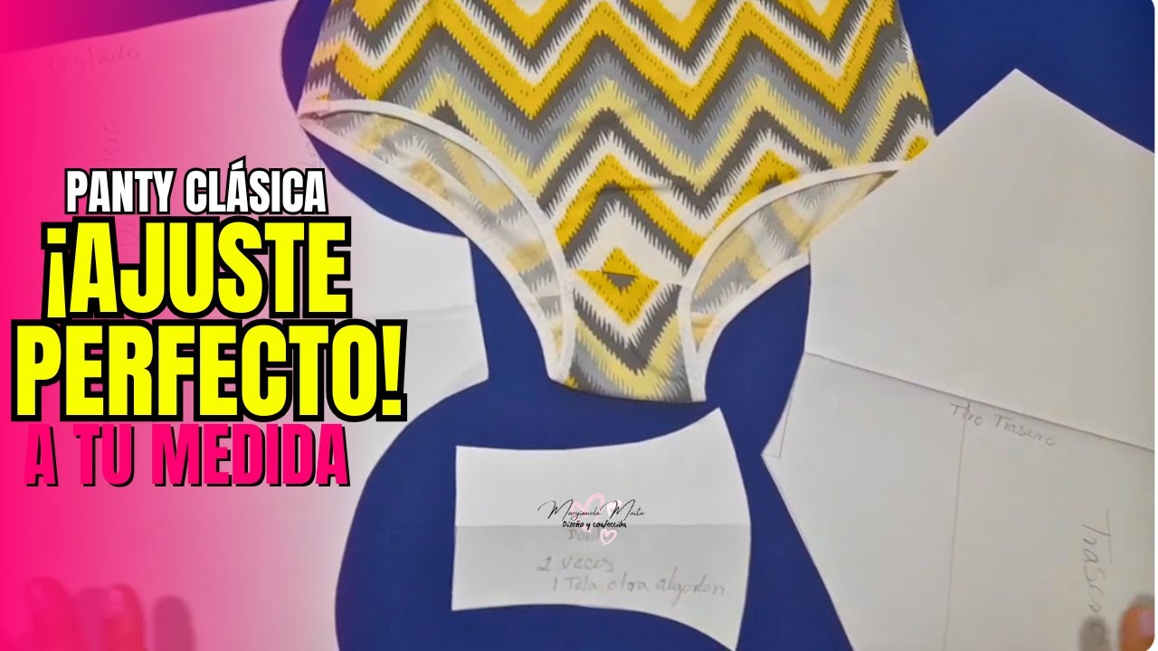 ¡Crea el Patrón de Panty Clásica o Señorial con Tus Medidas! | ¡La Guía Paso a Paso que Necesitas!