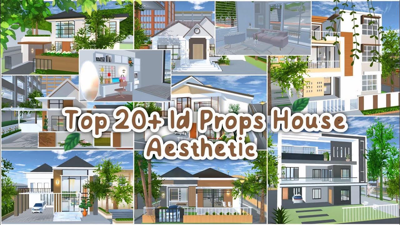Top 20 + id Props House Aesthetic ✨🌼 : Sakura School Simulator
