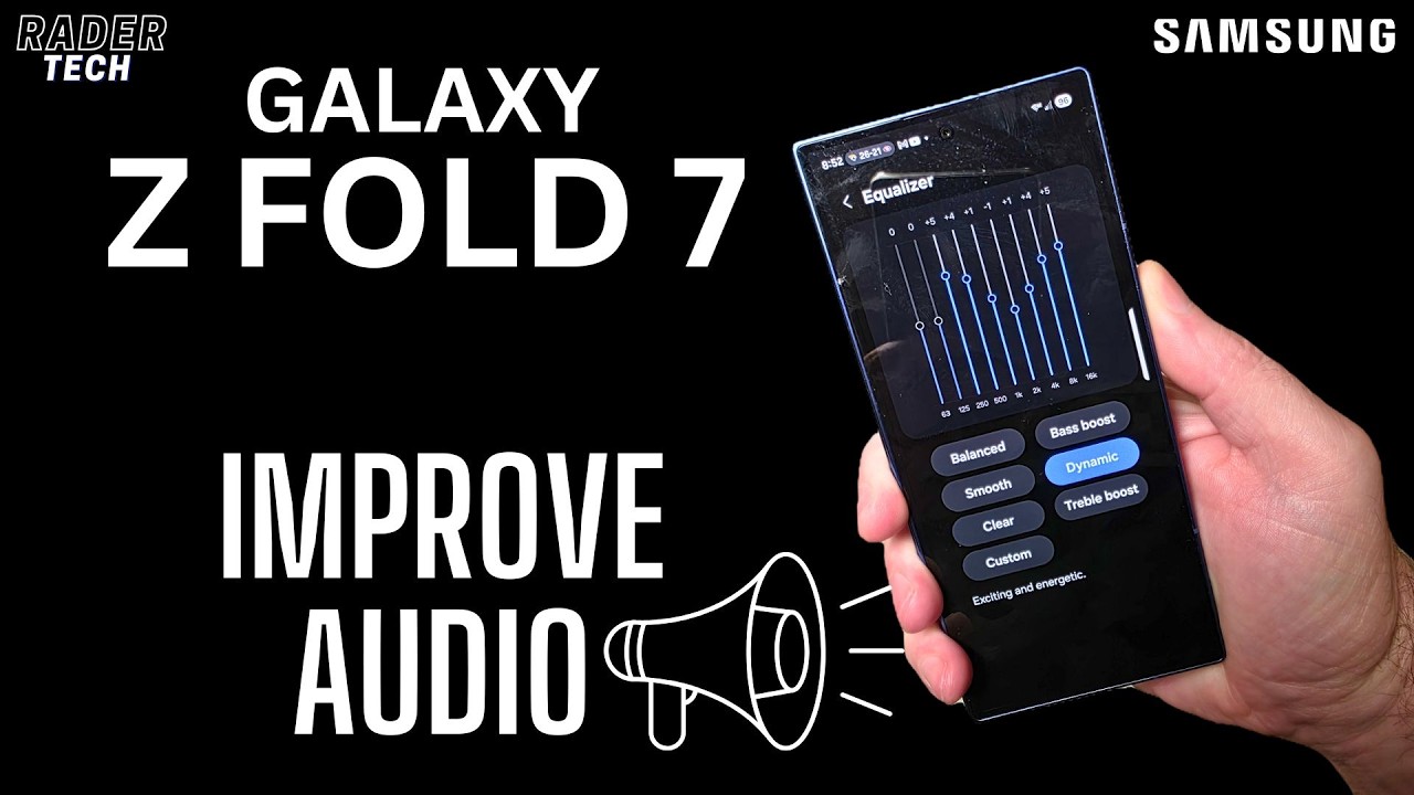 Улучшение качества звука на Samsung Galaxy Z Fold 7