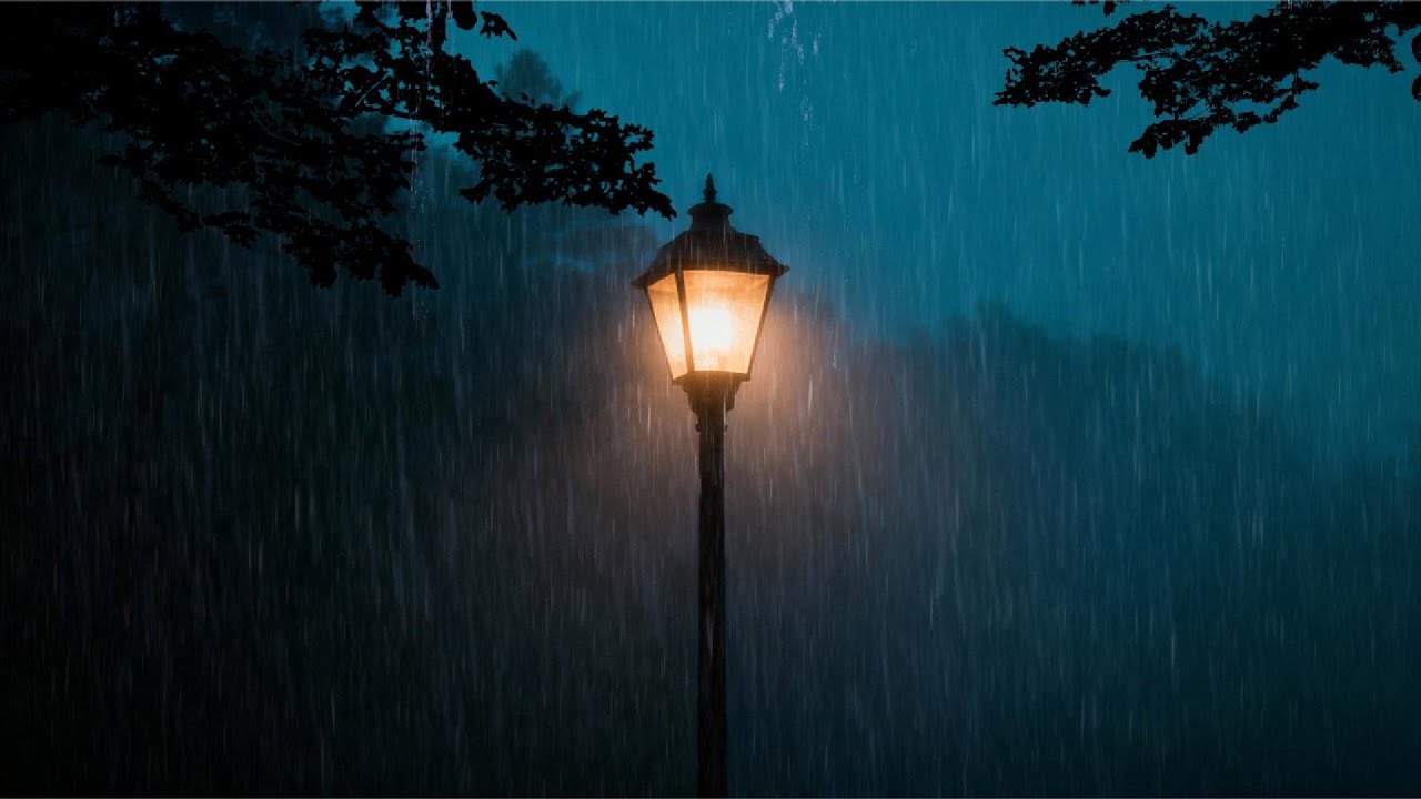 Heavy Night Rain Sounds for Anxiety Relief | Stable & Continuous Ambience