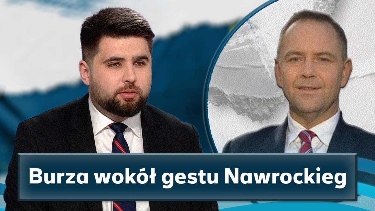 Burza wokół gestu Nawrockiego. 