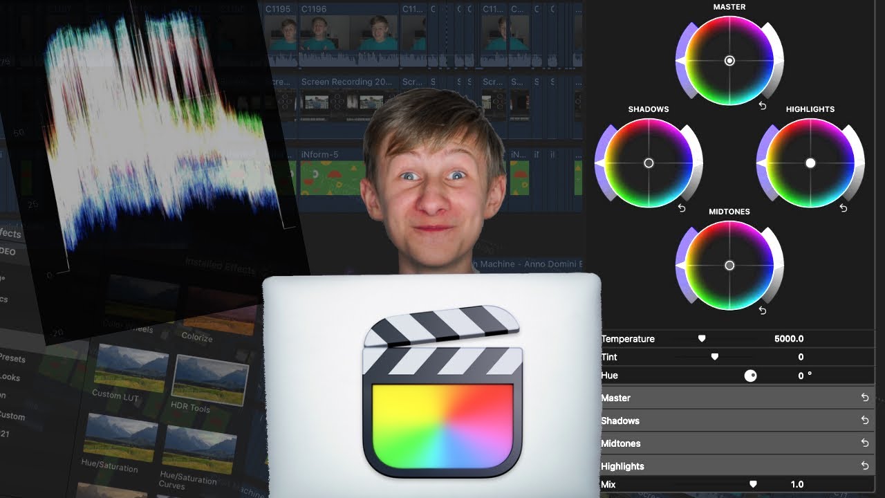 How to Color Grade in Final Cut Pro as a BEGINNER with NO EXTRA COSTS!