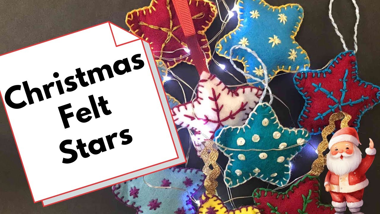 DIY Felt Star Christmas Ornaments: A Simple and Festive Holiday Craft