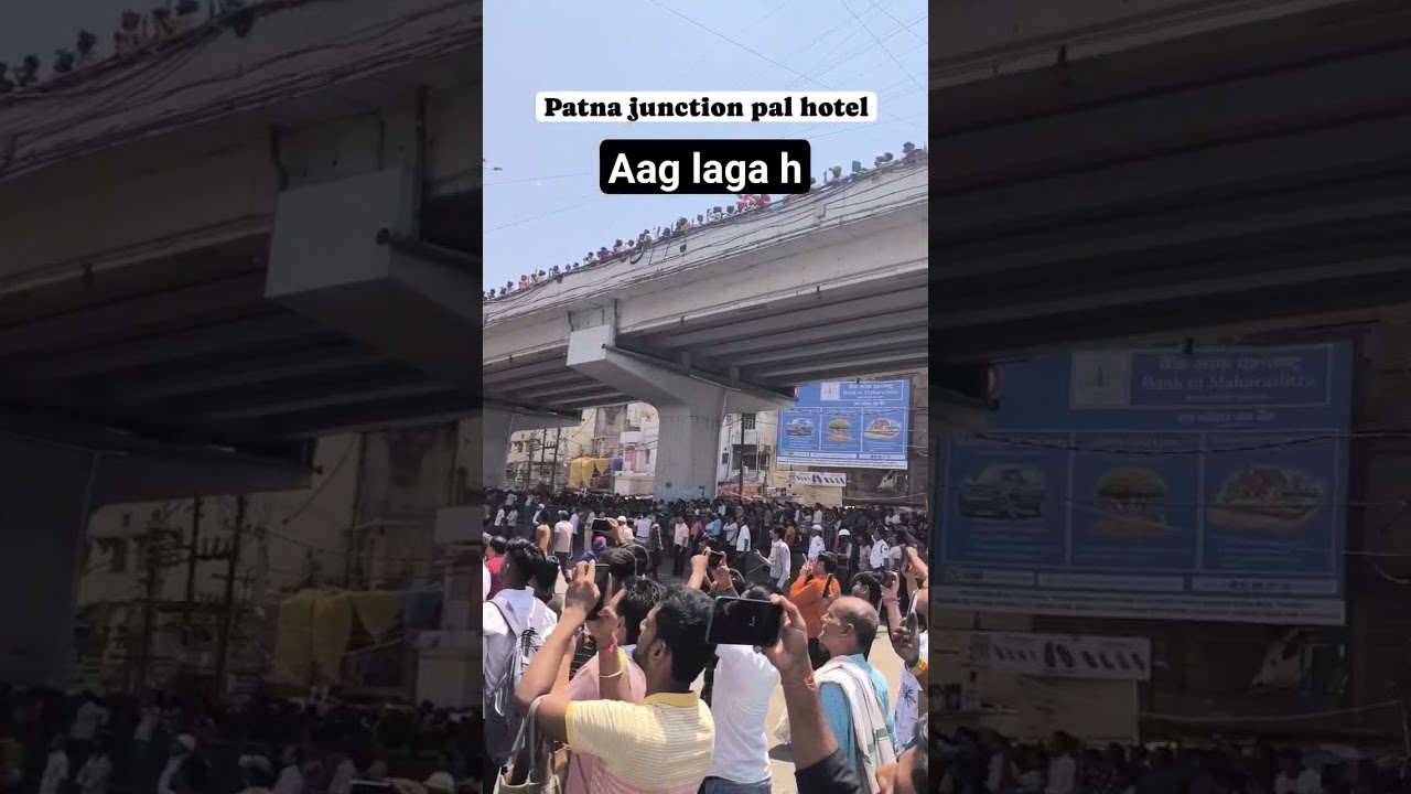 patna junction ke samne pal hotel ka drish 😭😭😭😭😭😭😭