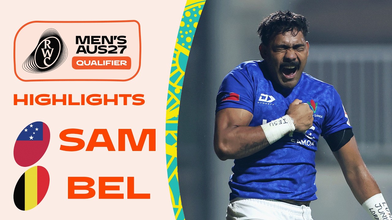 PURE DRAMA in World Cup decider! 🤯 | Samoa v Belgium | Rugby World Cup 2027 Final Qualification