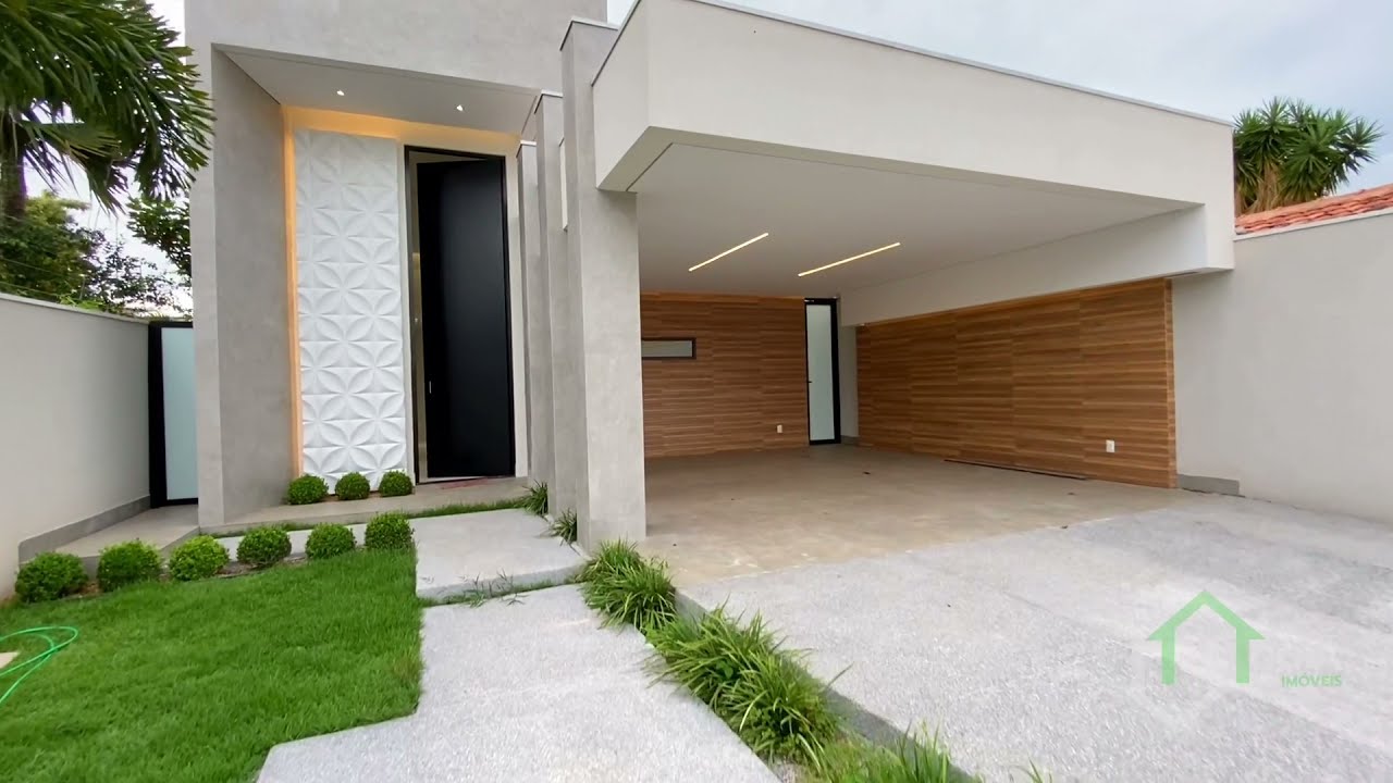 Casa térrea moderna com 4 suítes em Condomínio fechado Vicente Pires DF @goiaimoveis