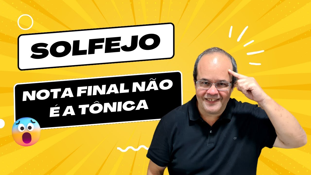 Solfejo 48 para praticar - Nota final não é a tônica