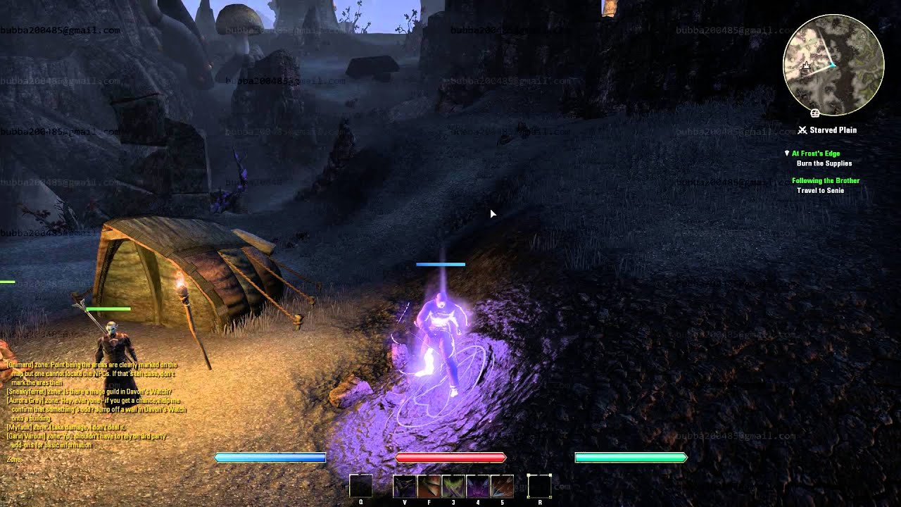 ESO BETA - Wayshrine Teleportation Graphic - Beta Build Helium 0.26.8.566514