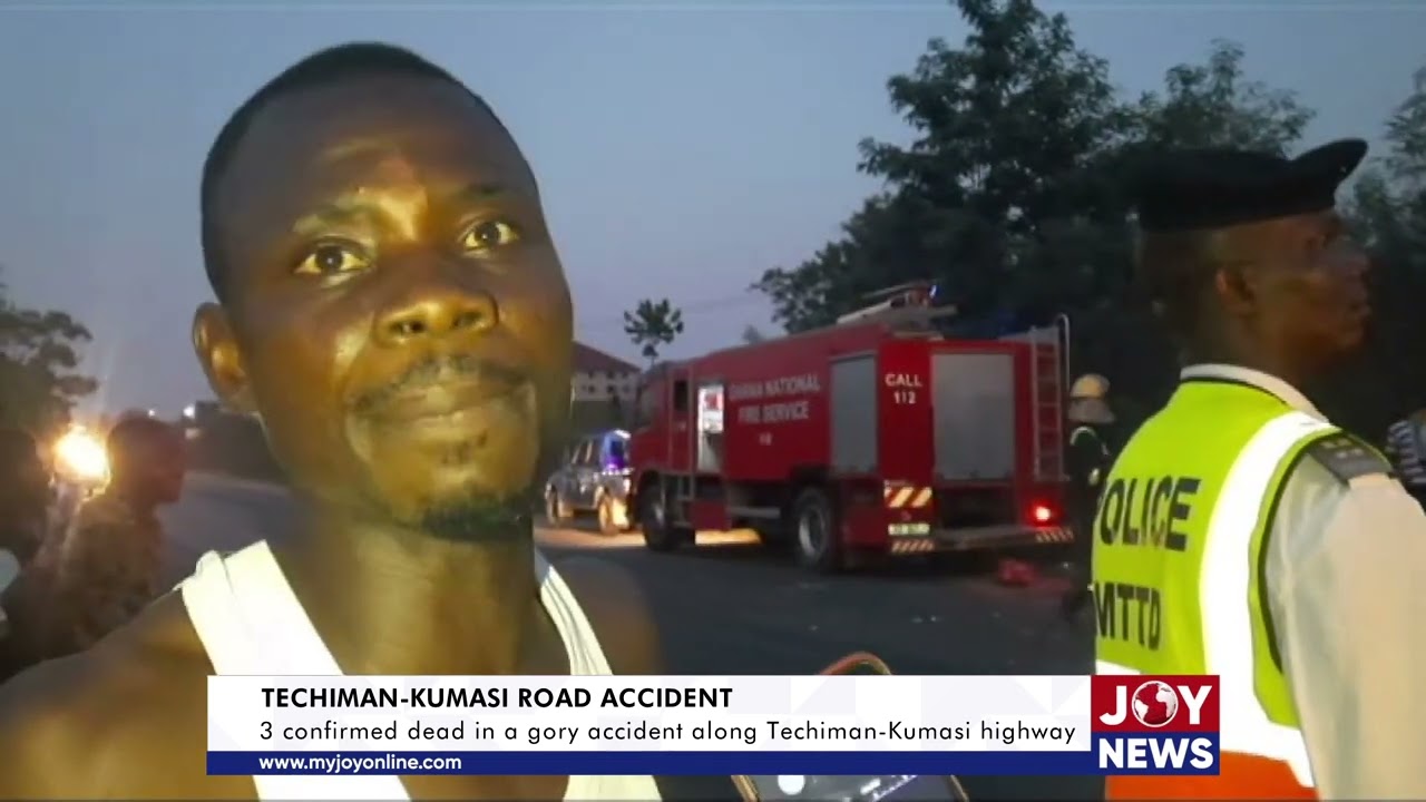 3 confirmed dead in a gory accident along Techiman-Kumasi highway
