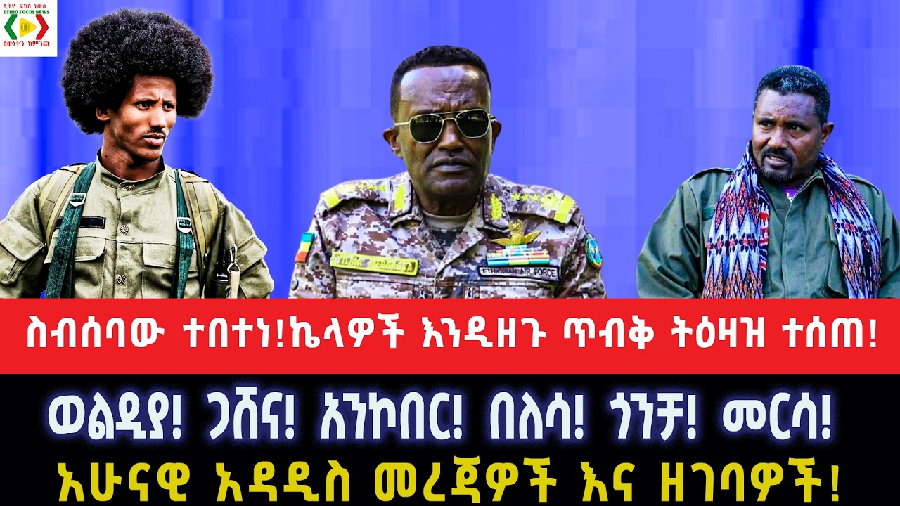ስብሰባው ተበተነ!ኬላዎች እንዲዘጉ ጥብቅ ትዕዛዝ ተሰጠ!//ወልዲያ! ጋሸና! አንኮበር!,በለሳ! ጎንቻ! መርሳ!//አሁናዊ አዳዲስ መረጃዎች እና ዘገባዎች6