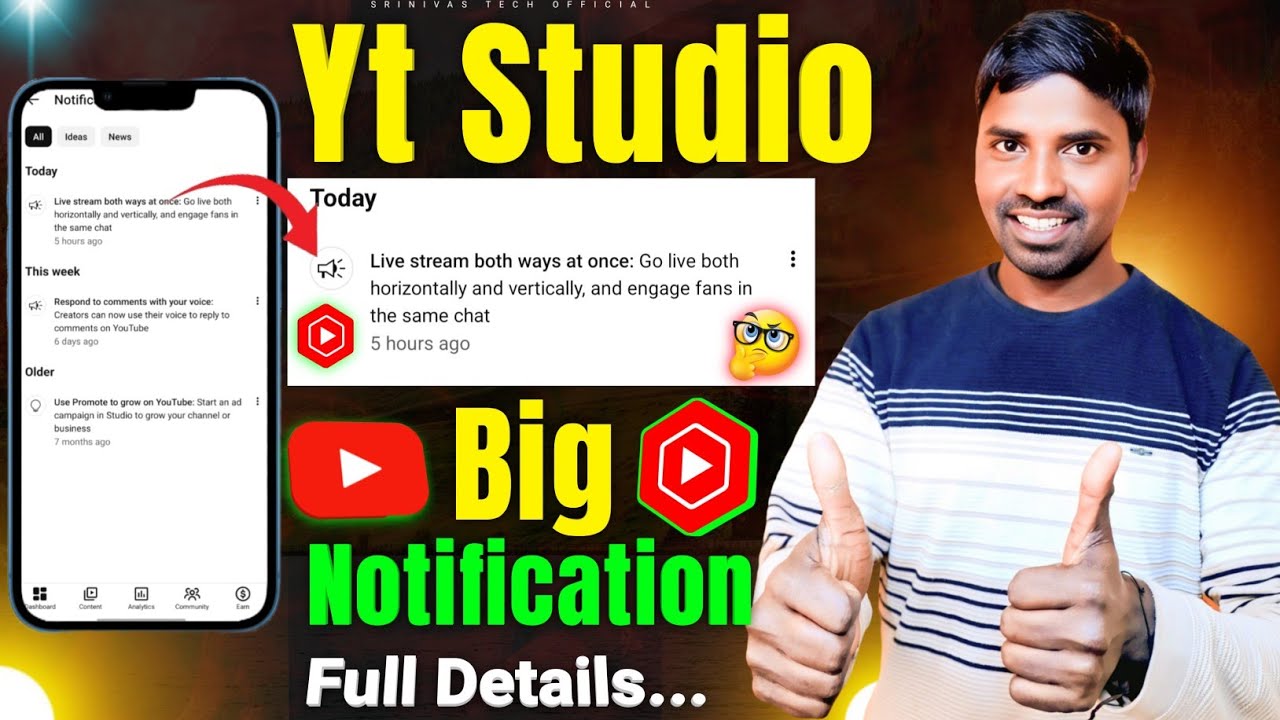 Go Live Horizontally & Vertically at the Same Time (One Chat!) Srinivas tech official 