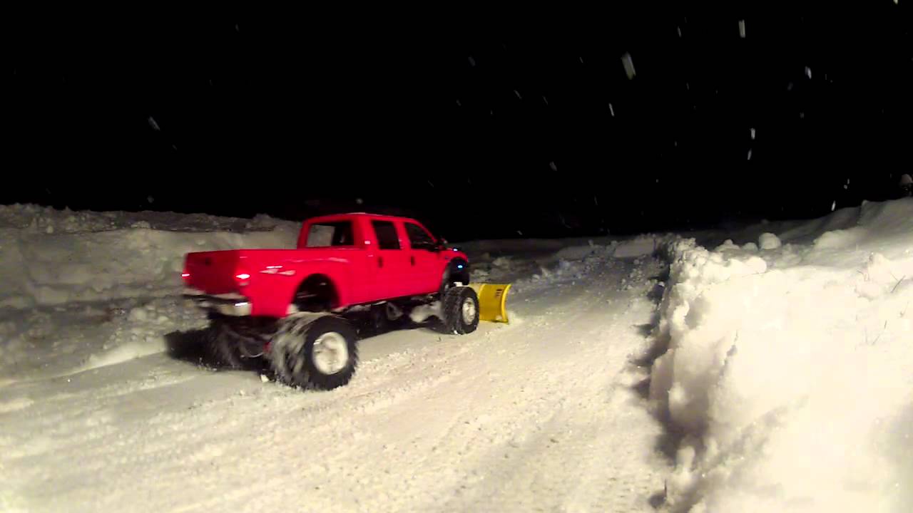 Tamiya Ford F350 Crew Cab Dually Snow Plow Jan 2013