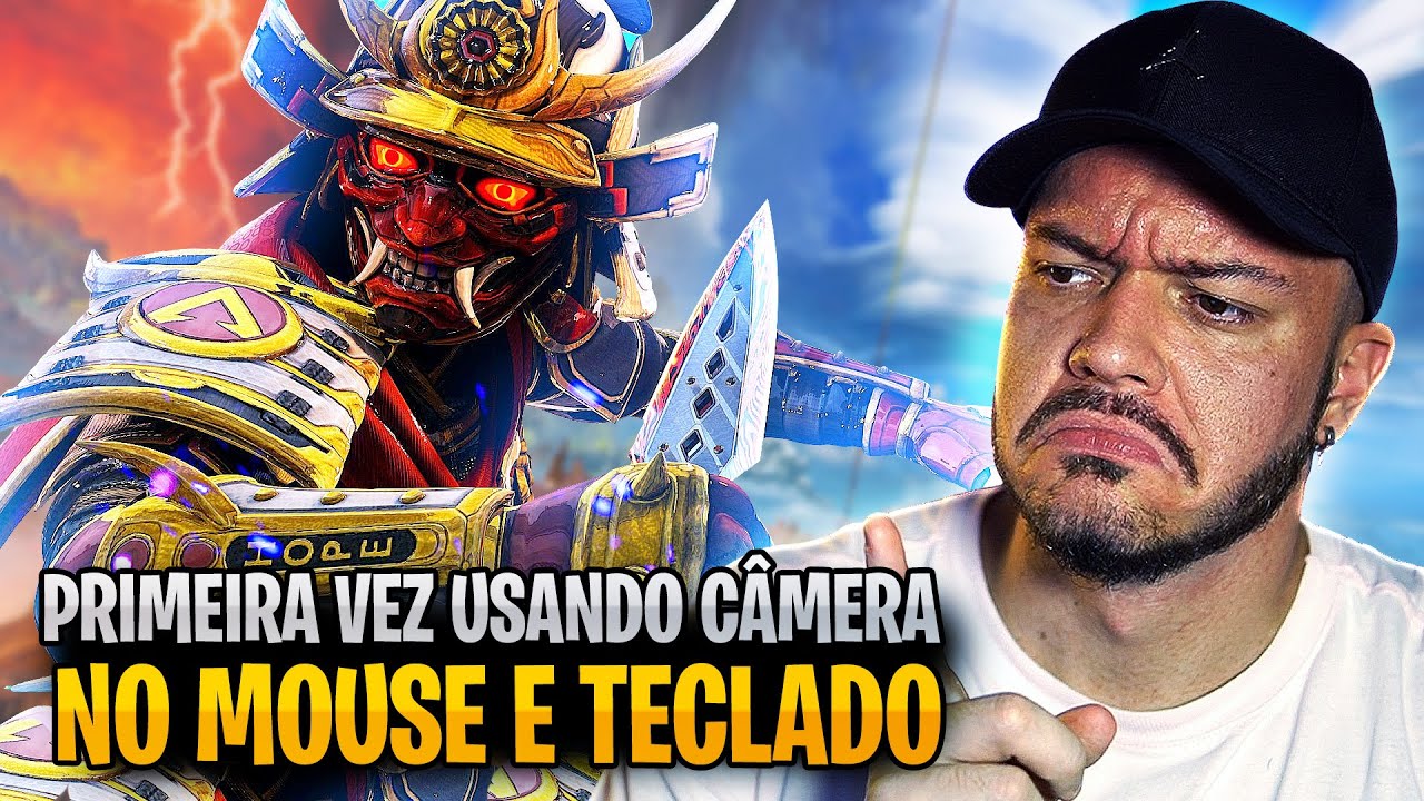 Usando CÂMERA no TECLADO e MOUSE pela PRIMEIRA VEZ! | APEX LEGENDS