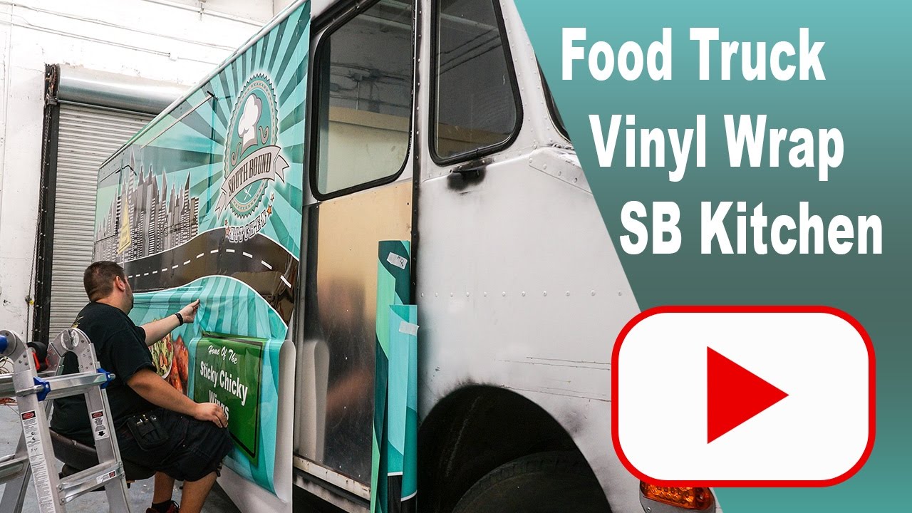 Food Truck vinyl wrap time lapse for Southbound Kitchen by Star Car Wraos