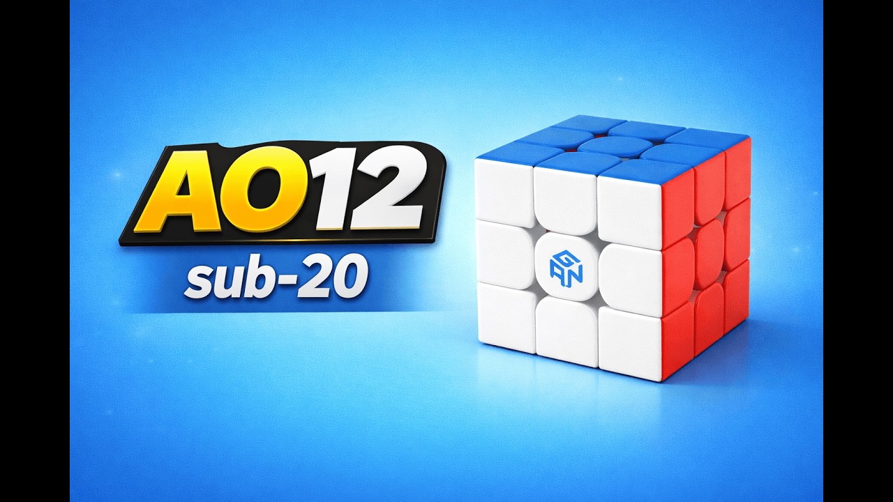 Rubik’s Cube AO12 Average of 12 | Speedcubing Session & Smooth Solves #rubikscube